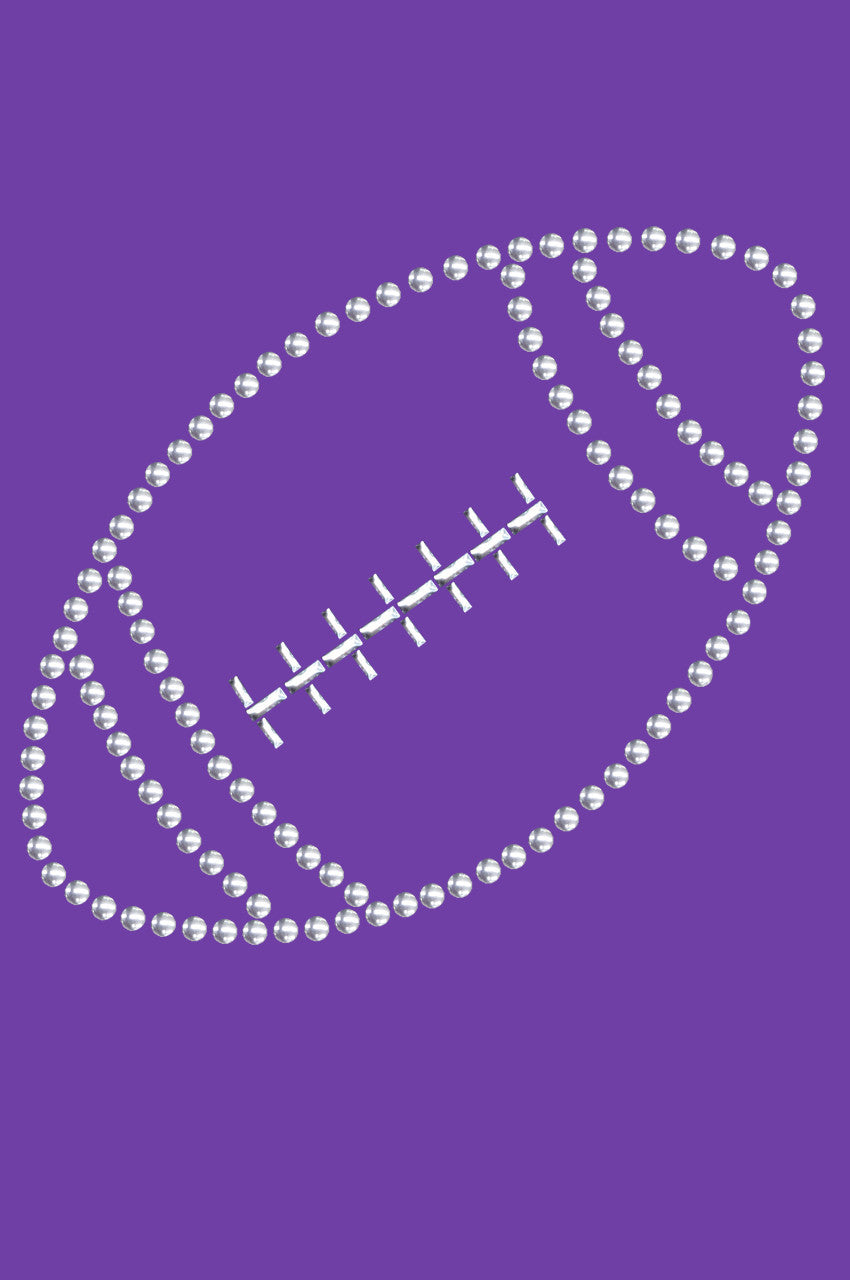 Football (Silver) - Bandana Purple