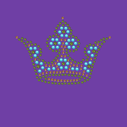 Crown 3 (Lime, Turquoise, & Brown) - Bndana