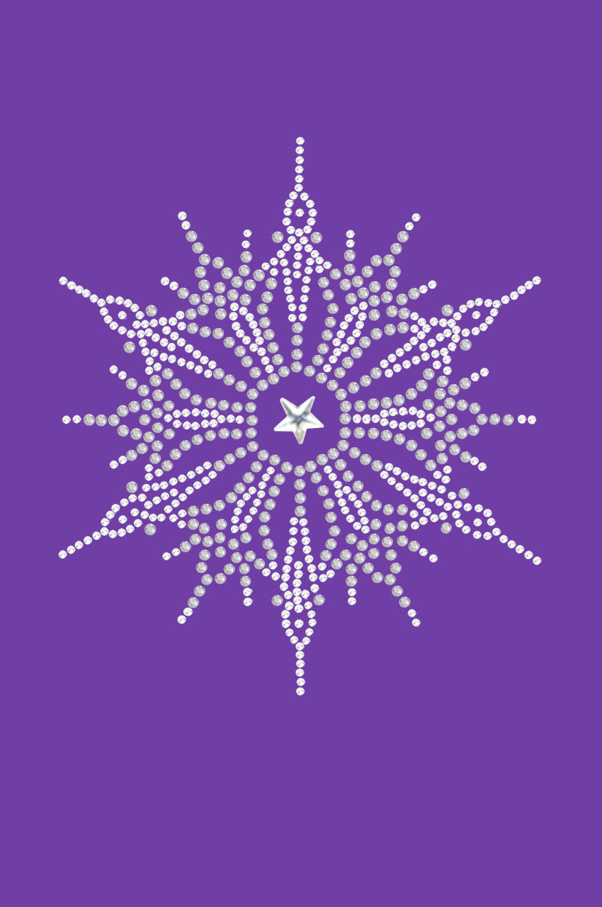 Snowflake 1 - Bandana Purple