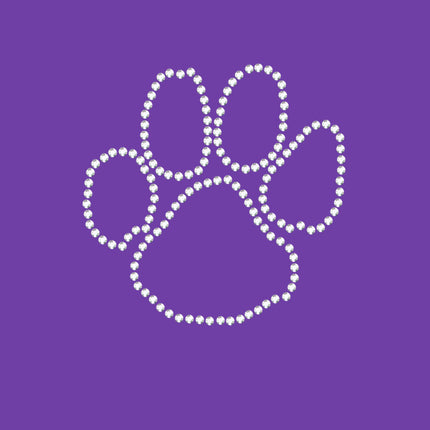 Paw (Rhinestone Outline) - Women's T-shirt