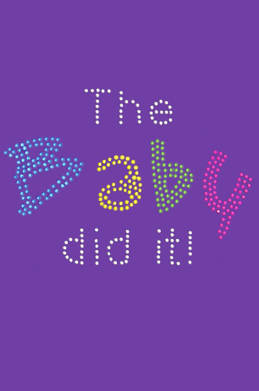 The Baby Did It - Bandanna Purple