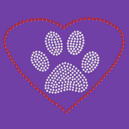 Heart with Paw bandana