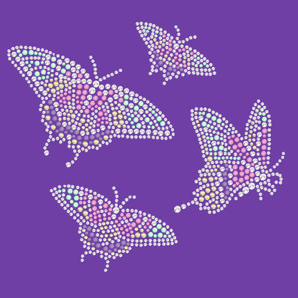 Pastel Butterflies - Women's T-shirt