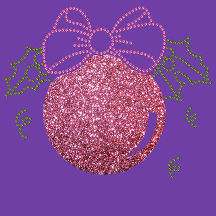 Pink Glitter Ornament - Bandana