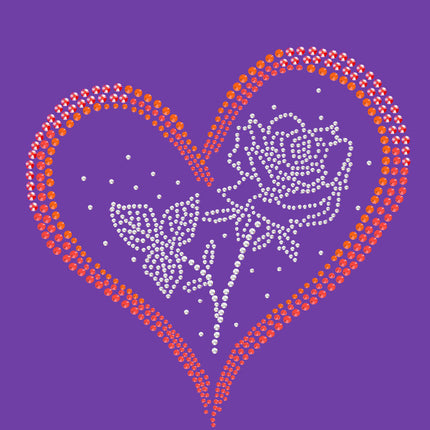 Heart with Rose - Women's Tee