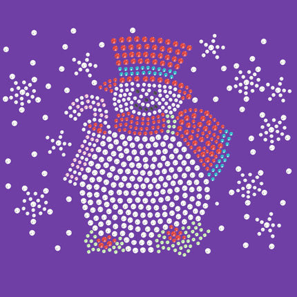 Snowman with Snowflakes - Bandana