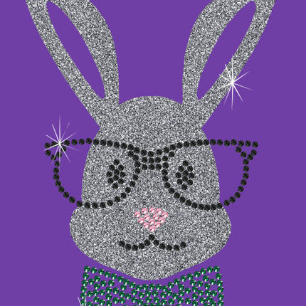 Bunny with Glasses and Bow Tie - Women's Tee