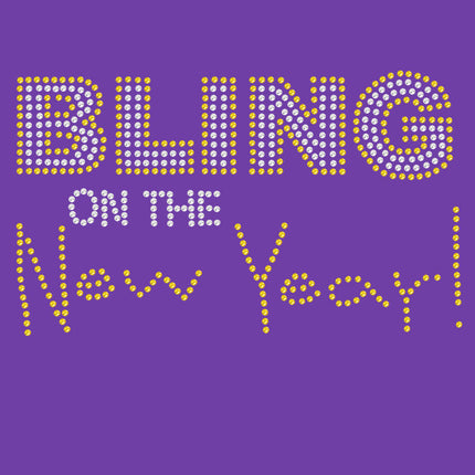 Bling on the New Year - Women's T-shirt