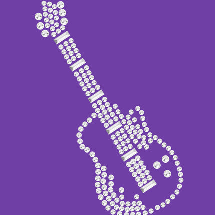 Guitar (Rhinestone) - Women's T-shirt