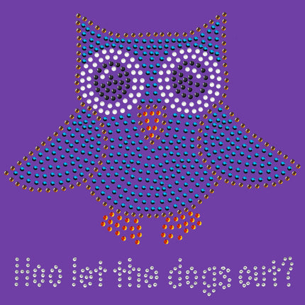 Blue Owl with Hoo Let the Dogs Out? - Custom Tutu