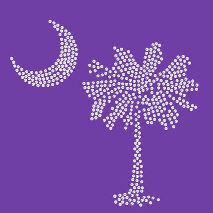 Palmetto Tree & Moon - Women's T-shirt