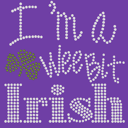 I'm a Wee Bit Irish - Womens T-shirt