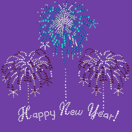 Happy New Year Fireworks - Women's T-shirt