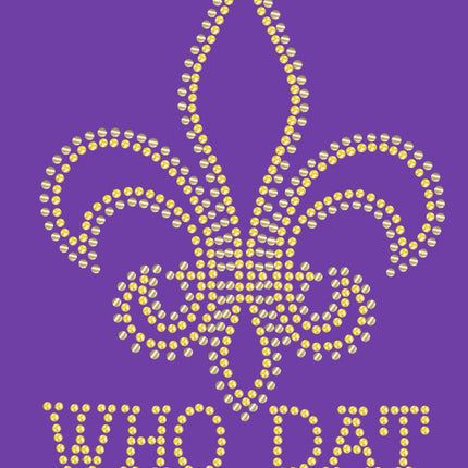 Fleur de Lis - Who Dat - Women's T-shirt