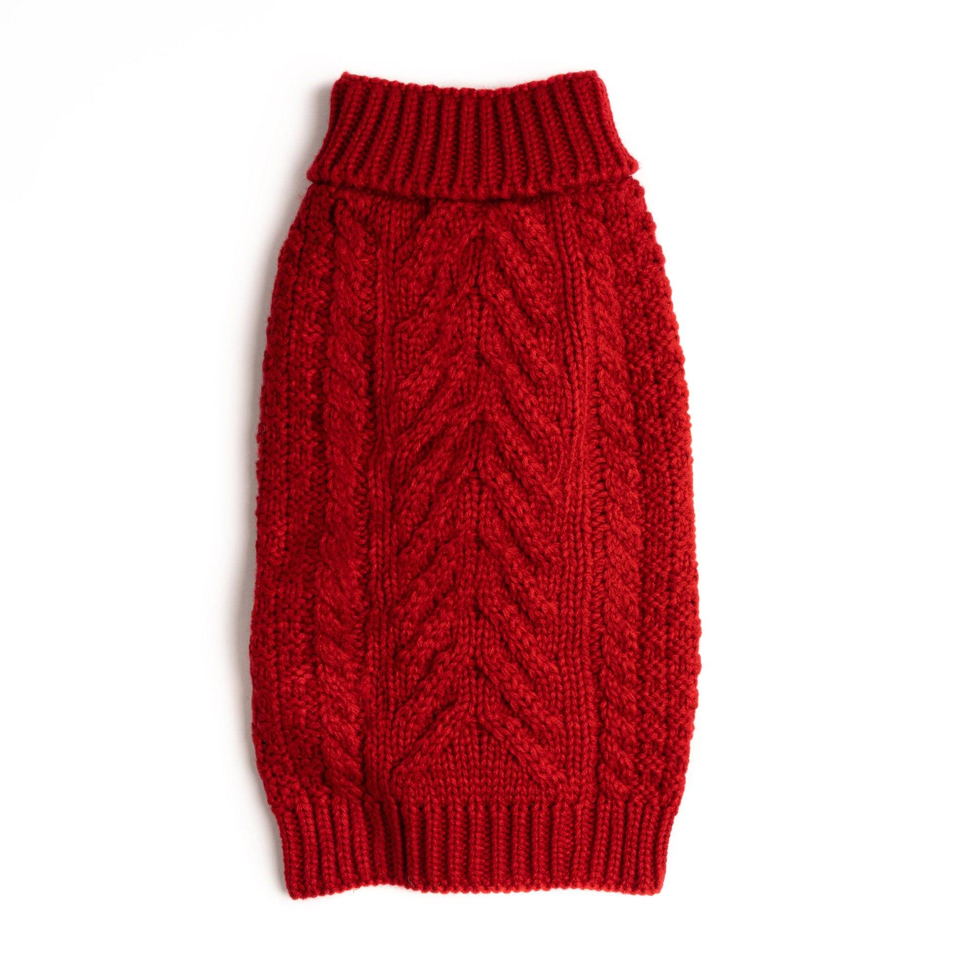 Red Super Chunky Sweater 24