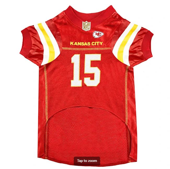 Patrick Mahomes Kansas City Chiefs Pet Jersey