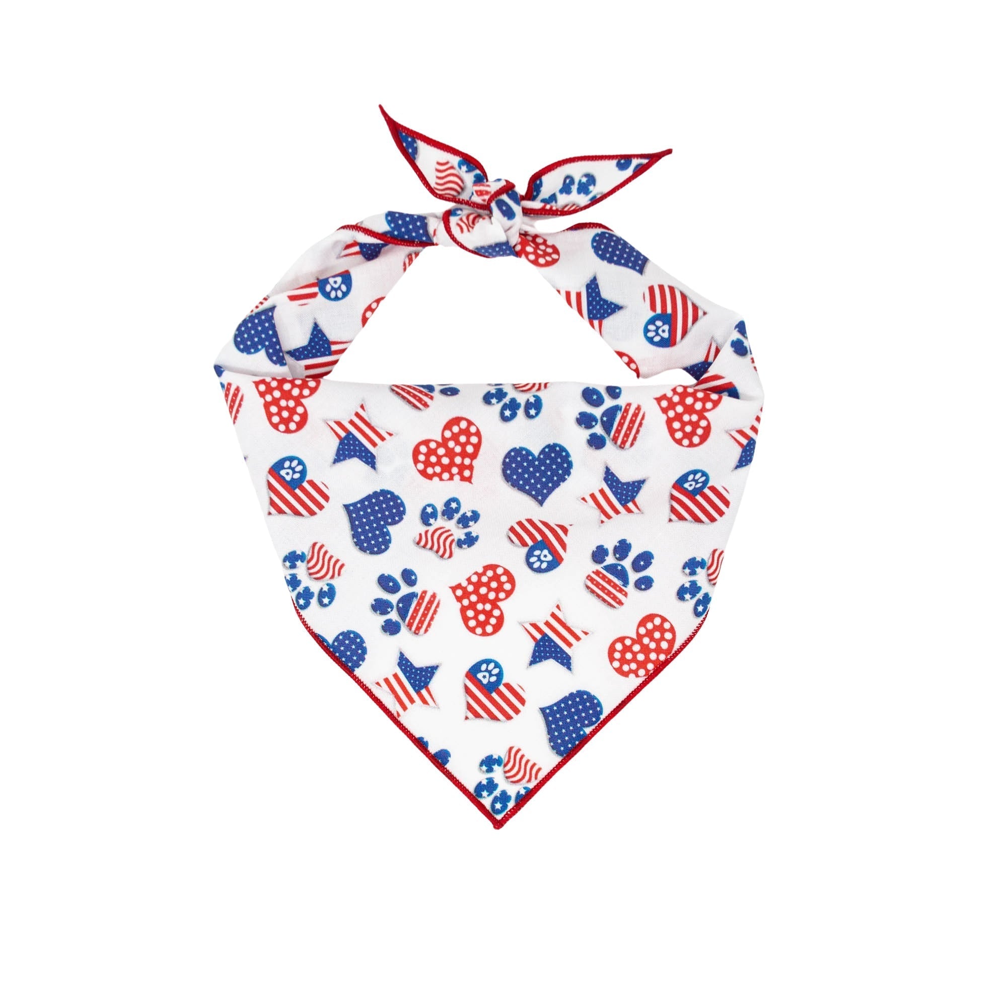 Patriotic Paws and Hearts X-Large