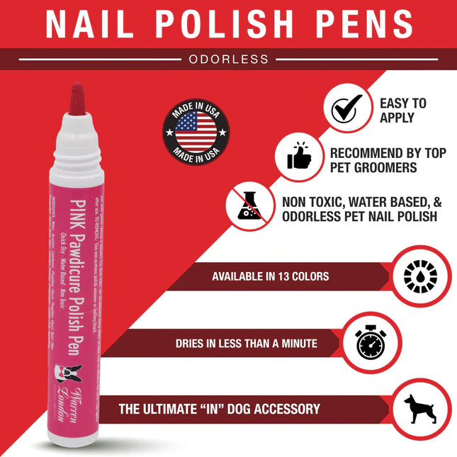 Pawdicure Polish Pen (Dog Nail Polish!) by Warren London