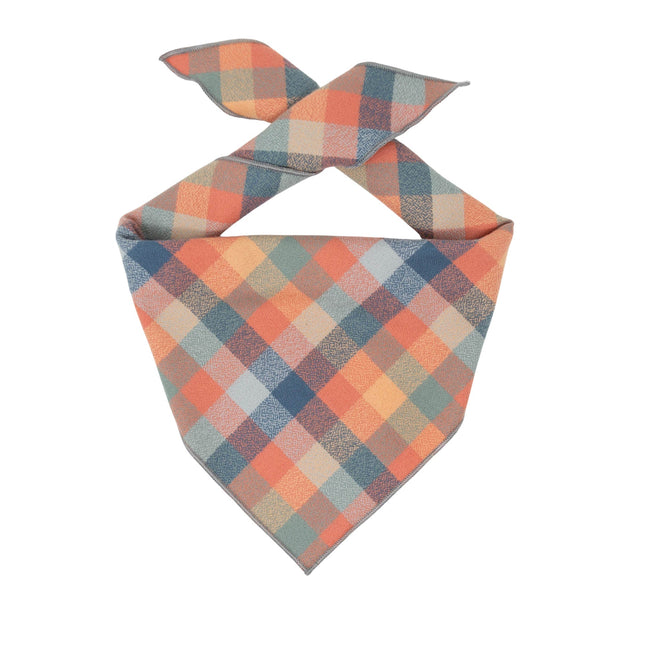 Peach Luxe Flannel Dog Bandana