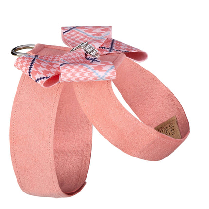 PeachesNCream Glen Houndstooth Nouveau Bow Tinkie Harness