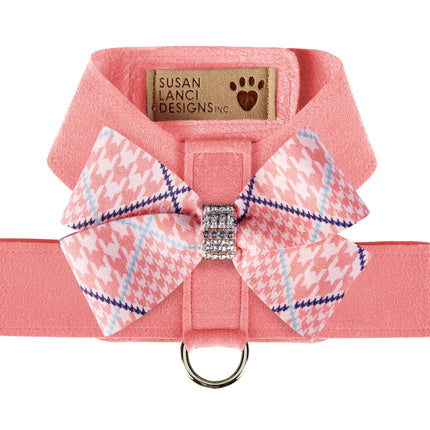 PeachesNCream Glen Houndstooth Nouveau Bow Tinkie Harness