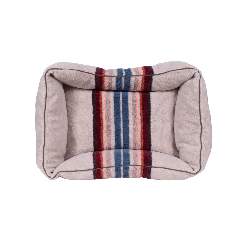 Pendleton Berber Kuddler Dog Bed - Serape Rosewood