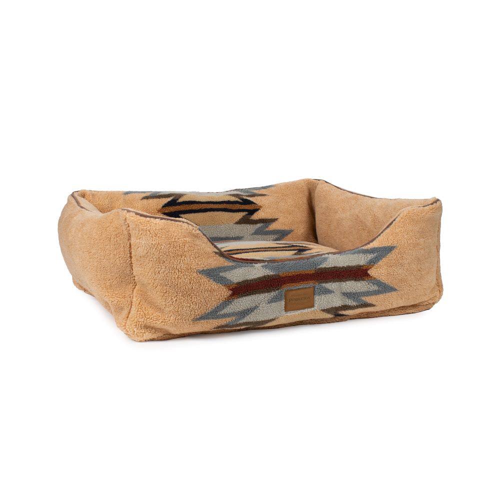 Pendleton Berber Kuddler Dog Bed - Wyeth Trail Wheat