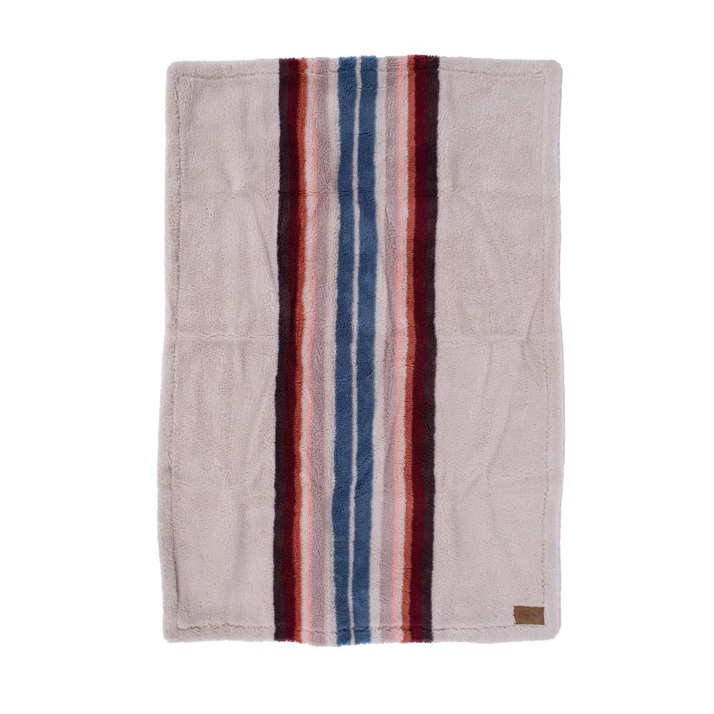 Pendleton Serape Rosewood Berber Pet Throw + Lamb Gift Set