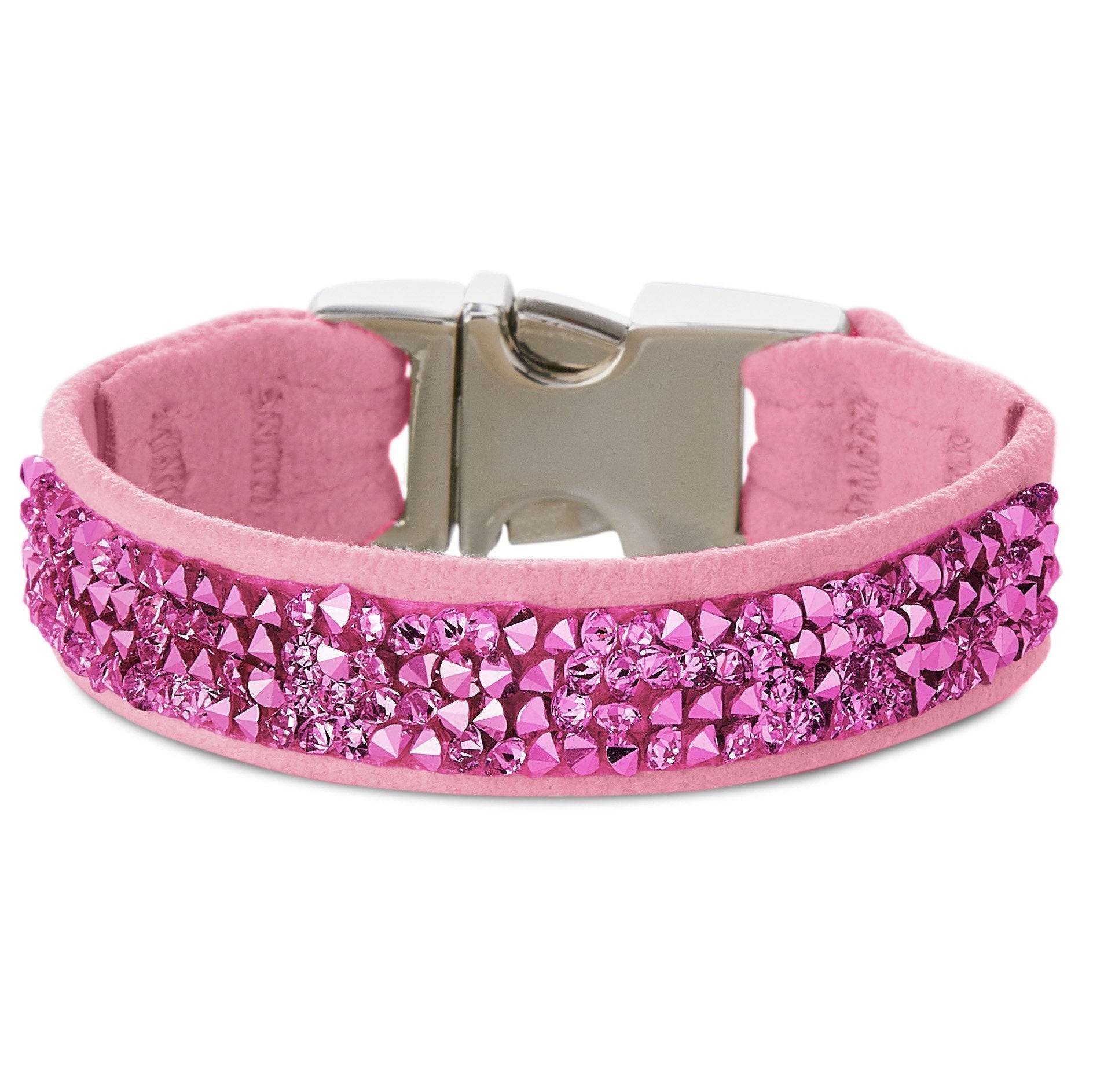 Pink Crystal Rocks Bracelet Perfect Pink