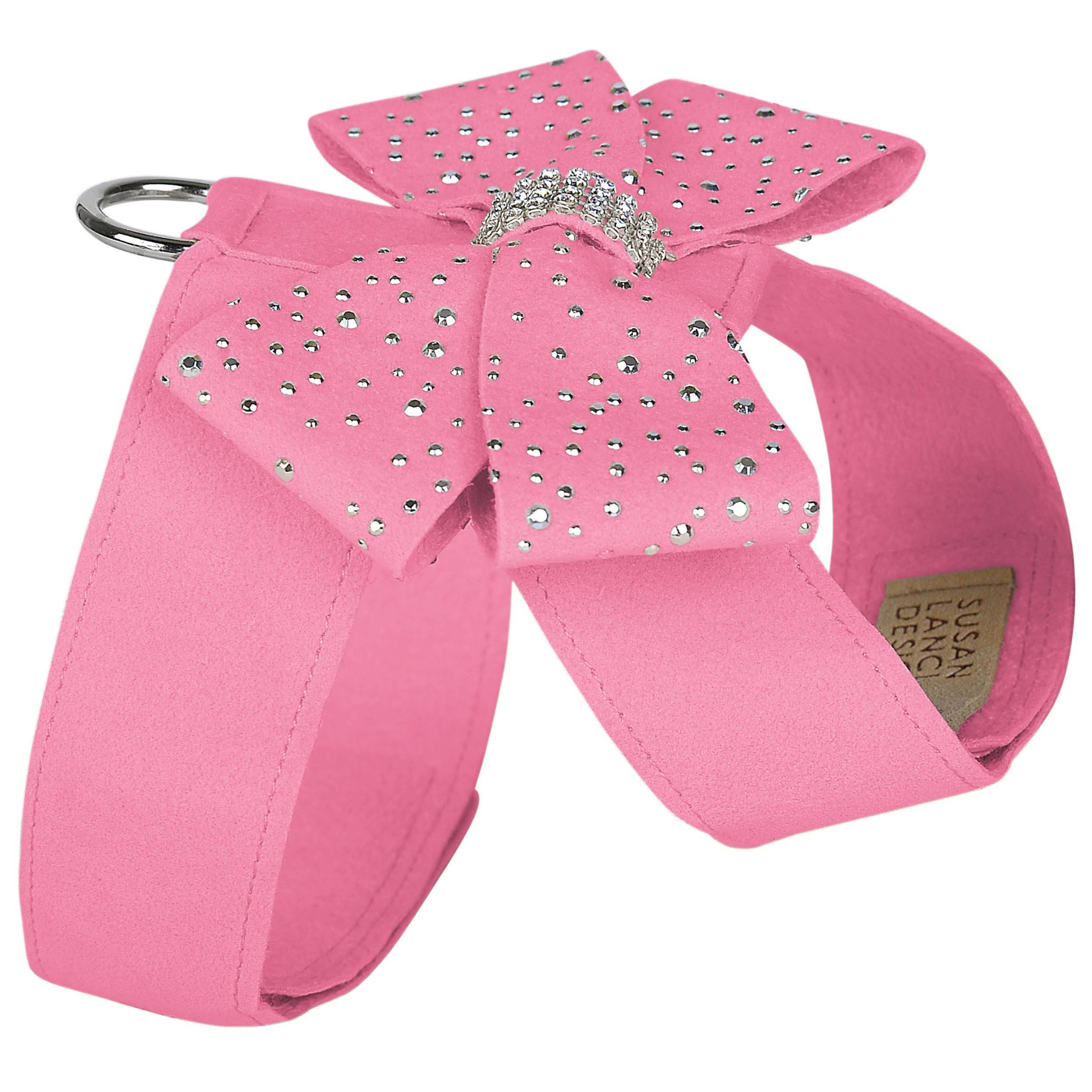 Silver Stardust Nouveau Bow Tinkie Harness Perfect Pink