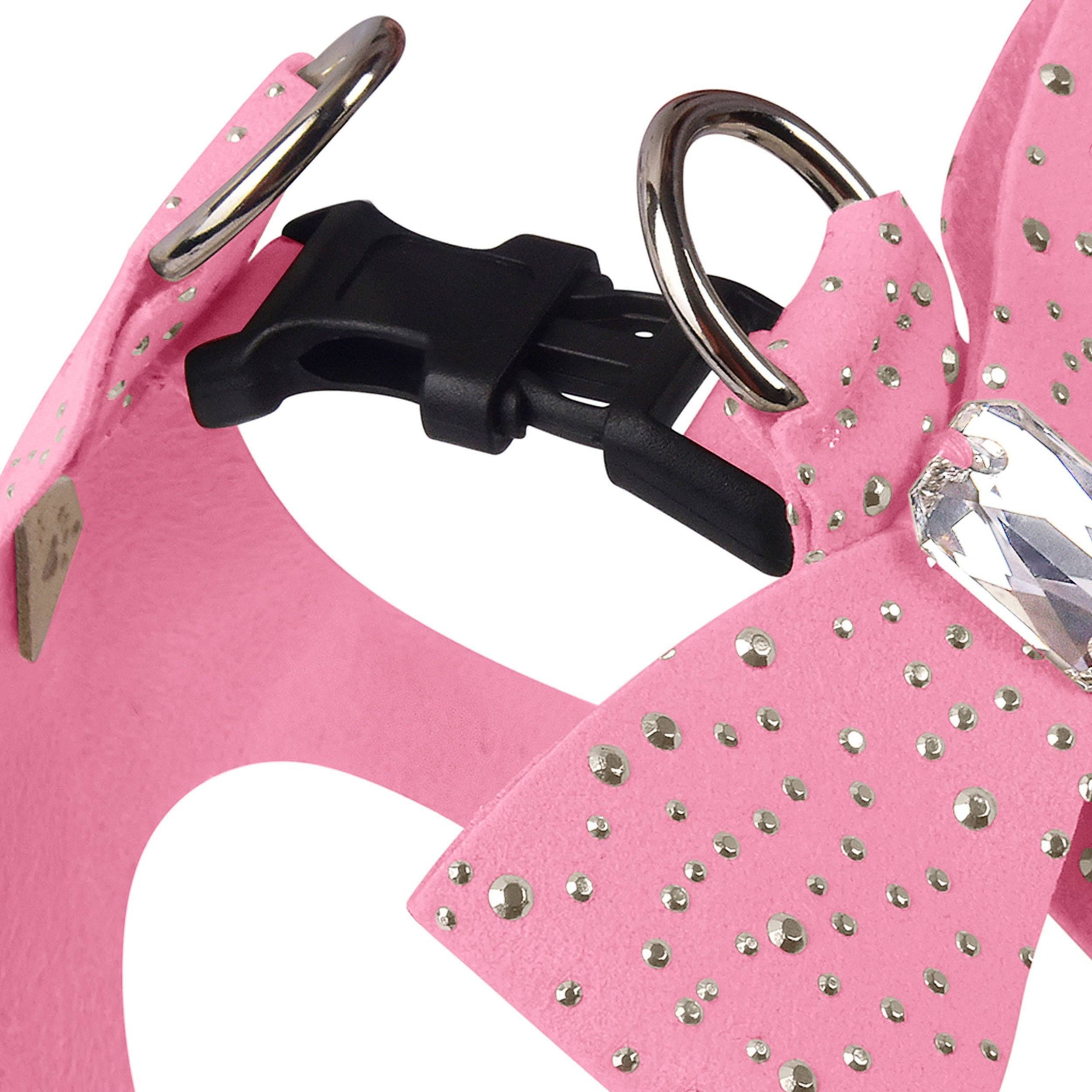 Silver Stardust Tail Bow Step In Harness-Pretty Pastels