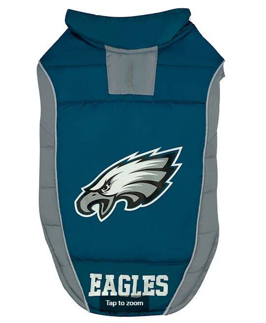 Philadelphia Eagles Puffer Vest Large