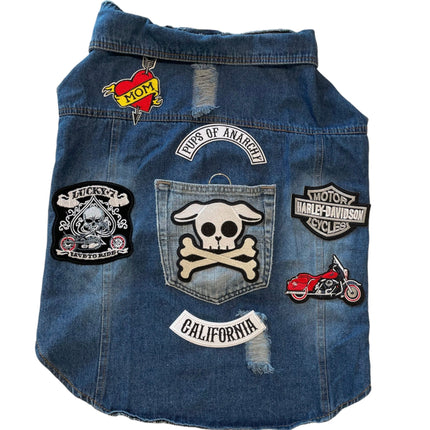 Wide Biker Vest