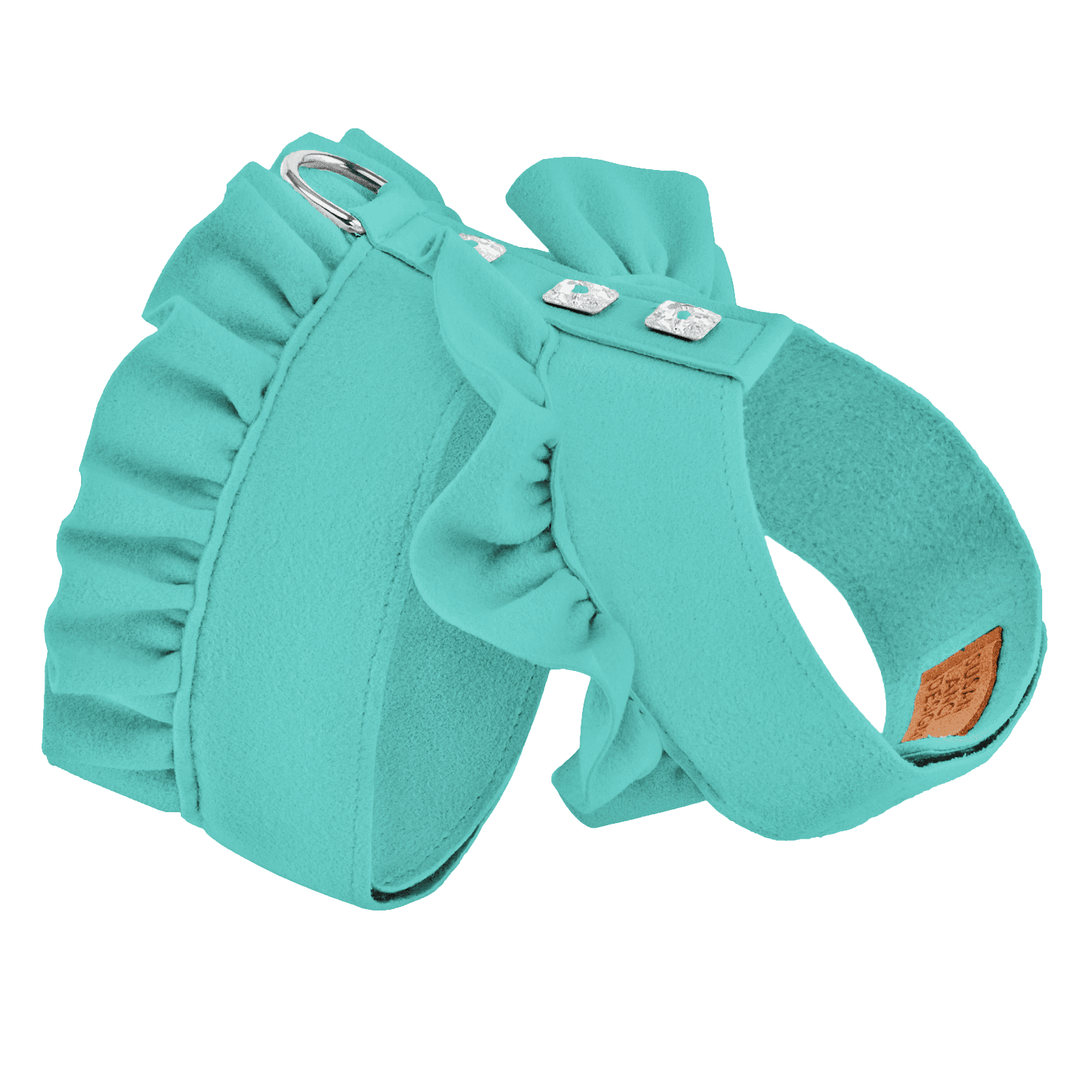 Pinafore Ruffles Tinkie Harness Bimini Blue