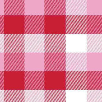 Pink Plaid Bandana