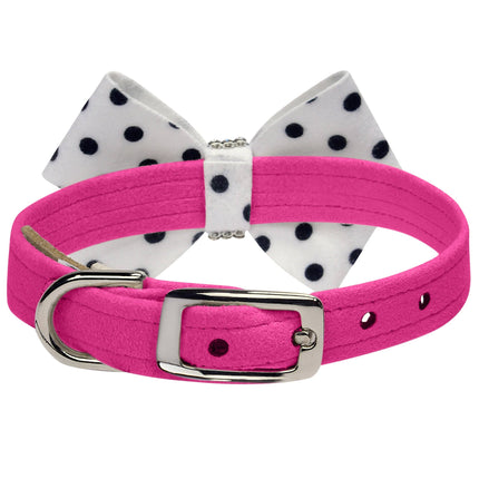 Polka Dot Nouveau Bow Collar