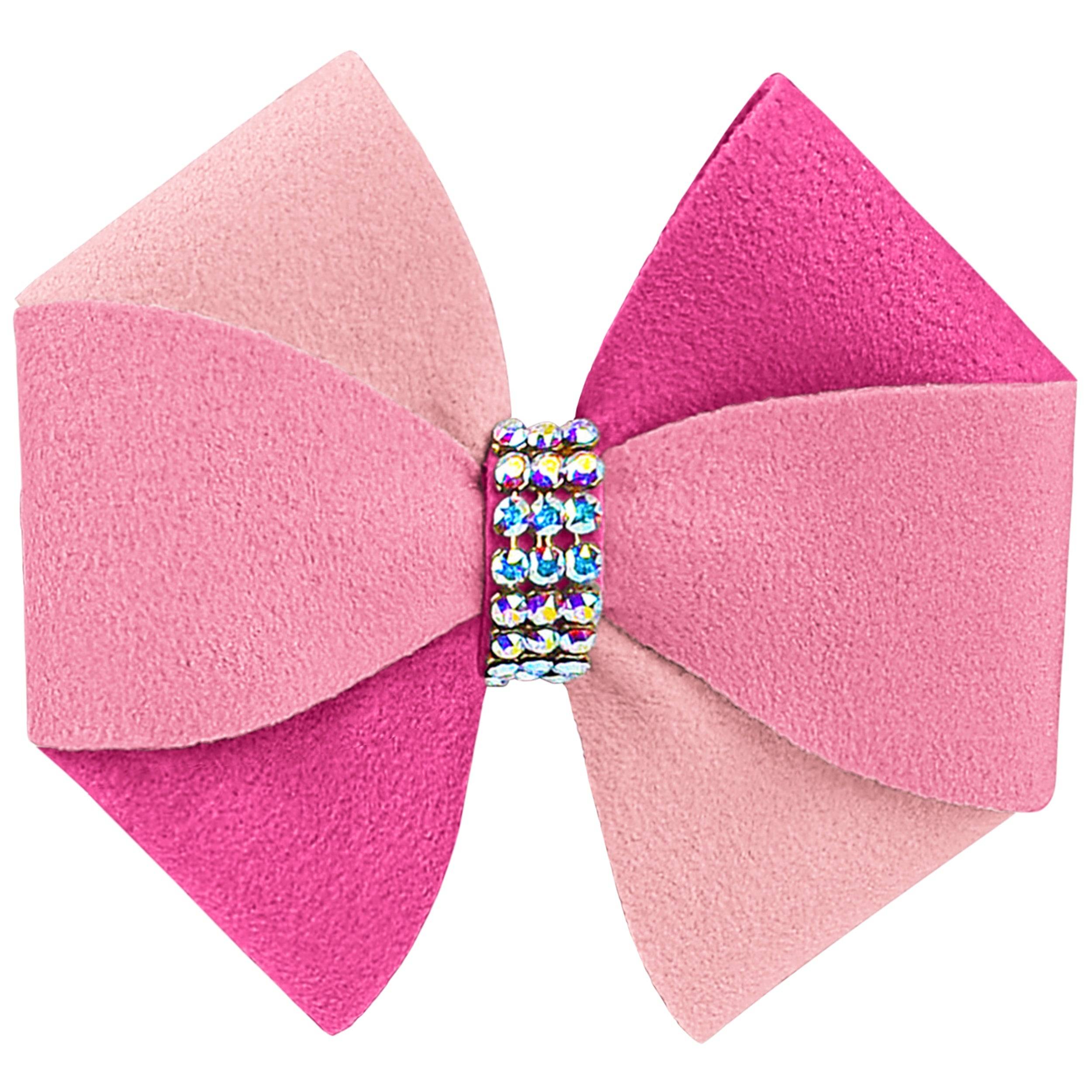 Pink Velvet Hair Bow 1 Pink Velvet