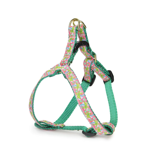 Pink Palms Small Breed Dog Harness