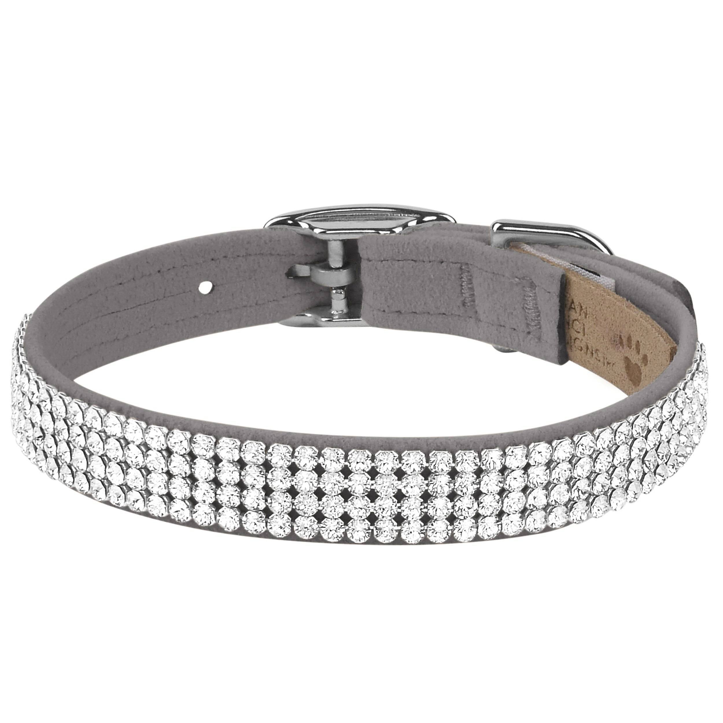 4 Row Giltmore Collar Platinum