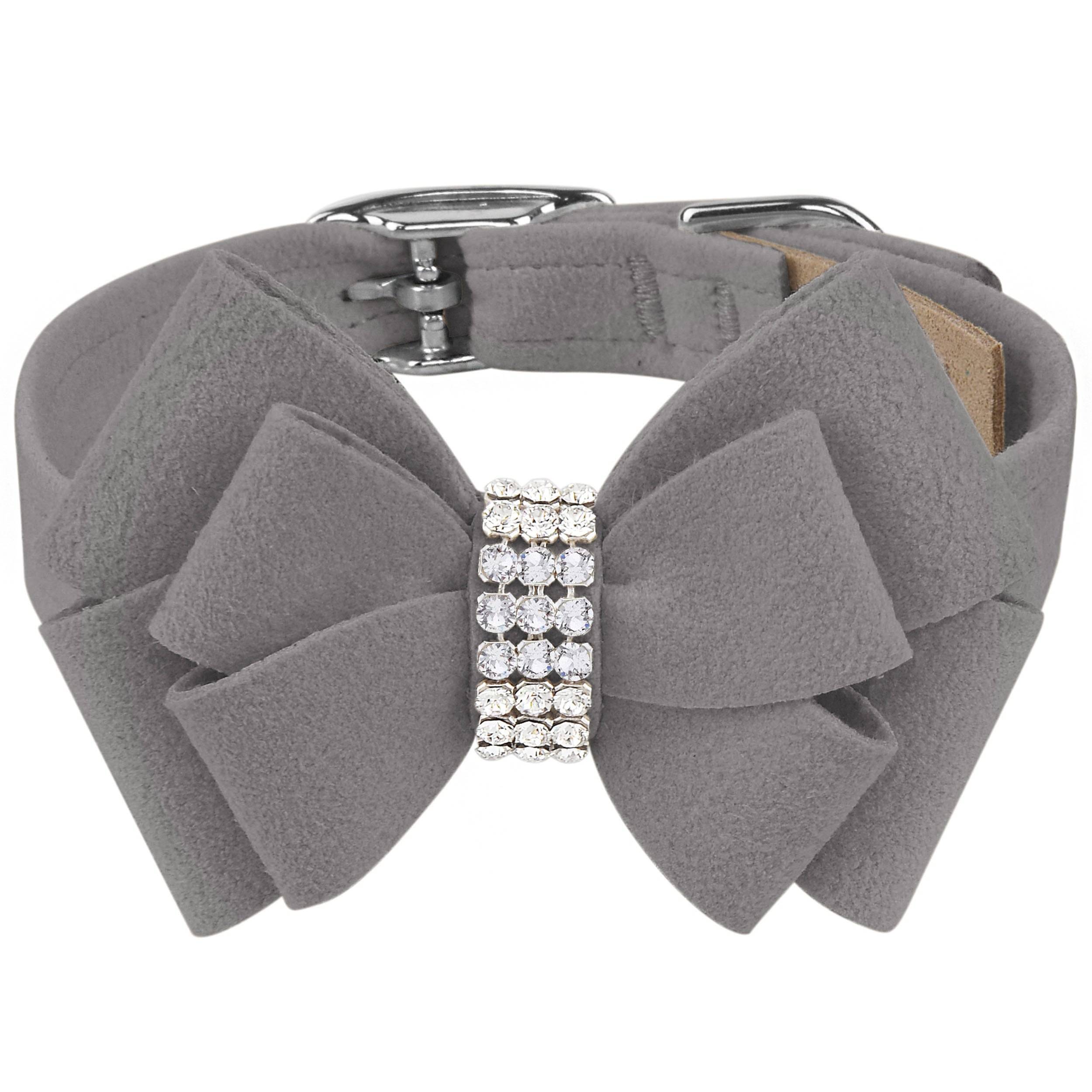 Double Nouveau Bow Collar Platinum