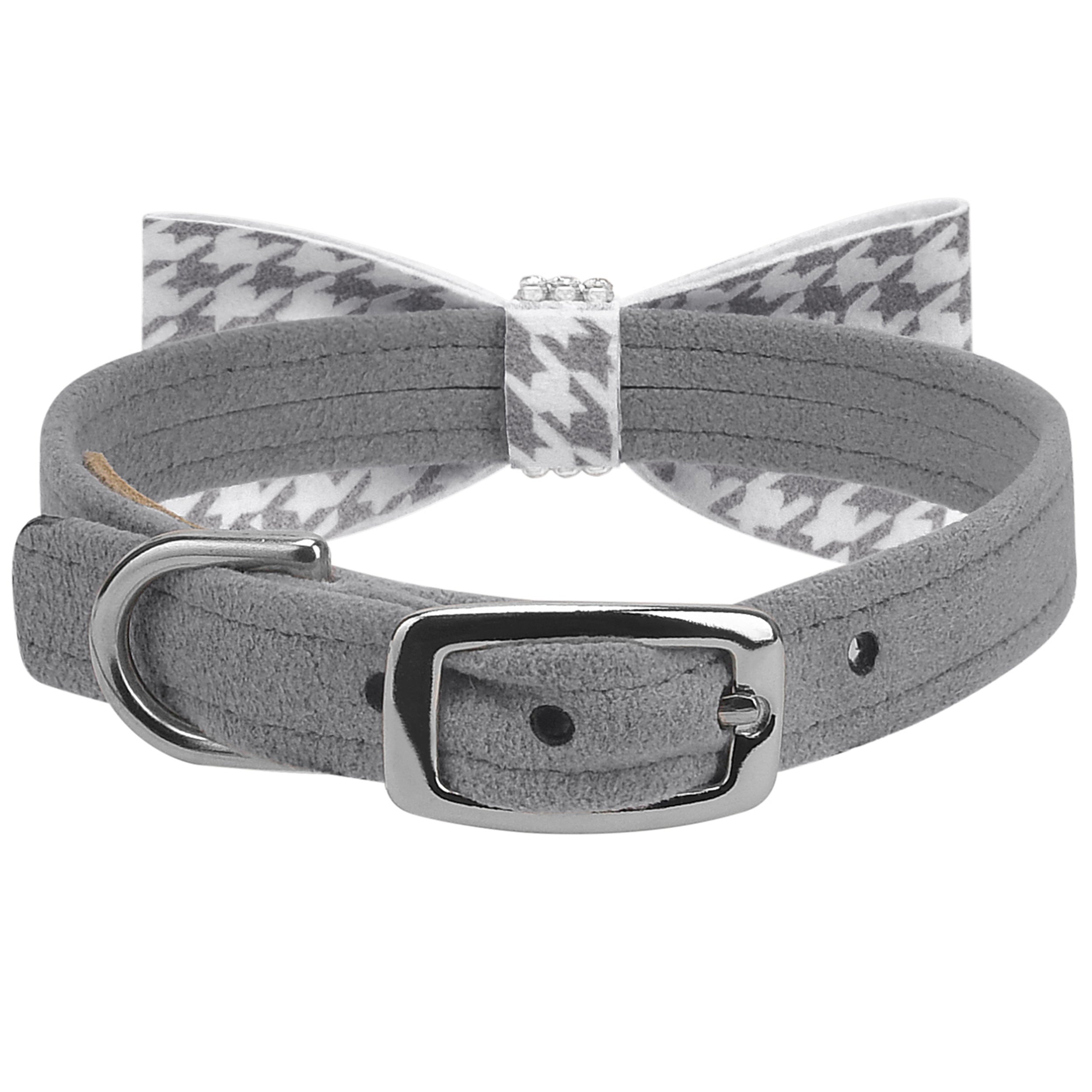 Giltmore Platinum Houndstooth Bow Tie 1/2