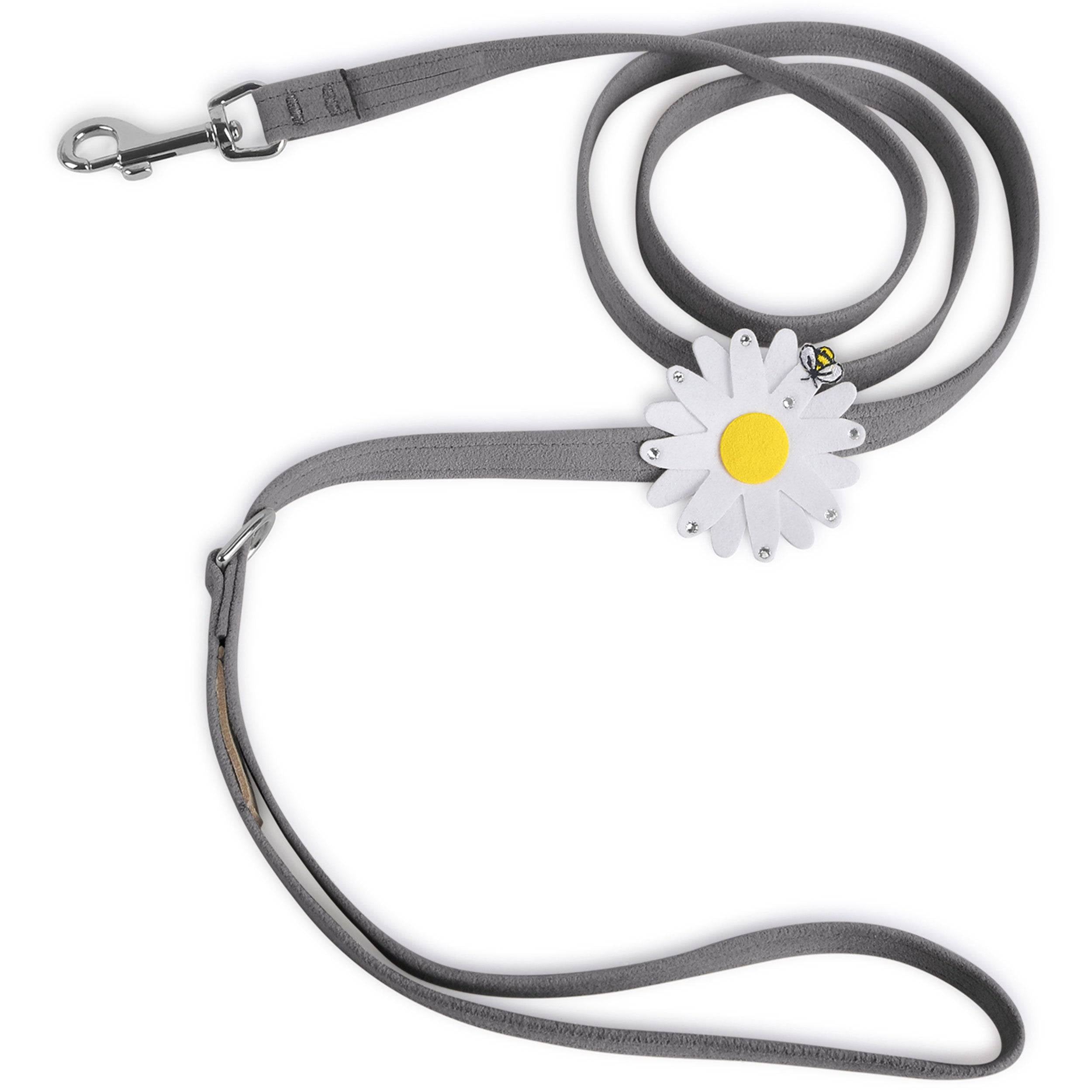 Large Daisy Leash Platinum