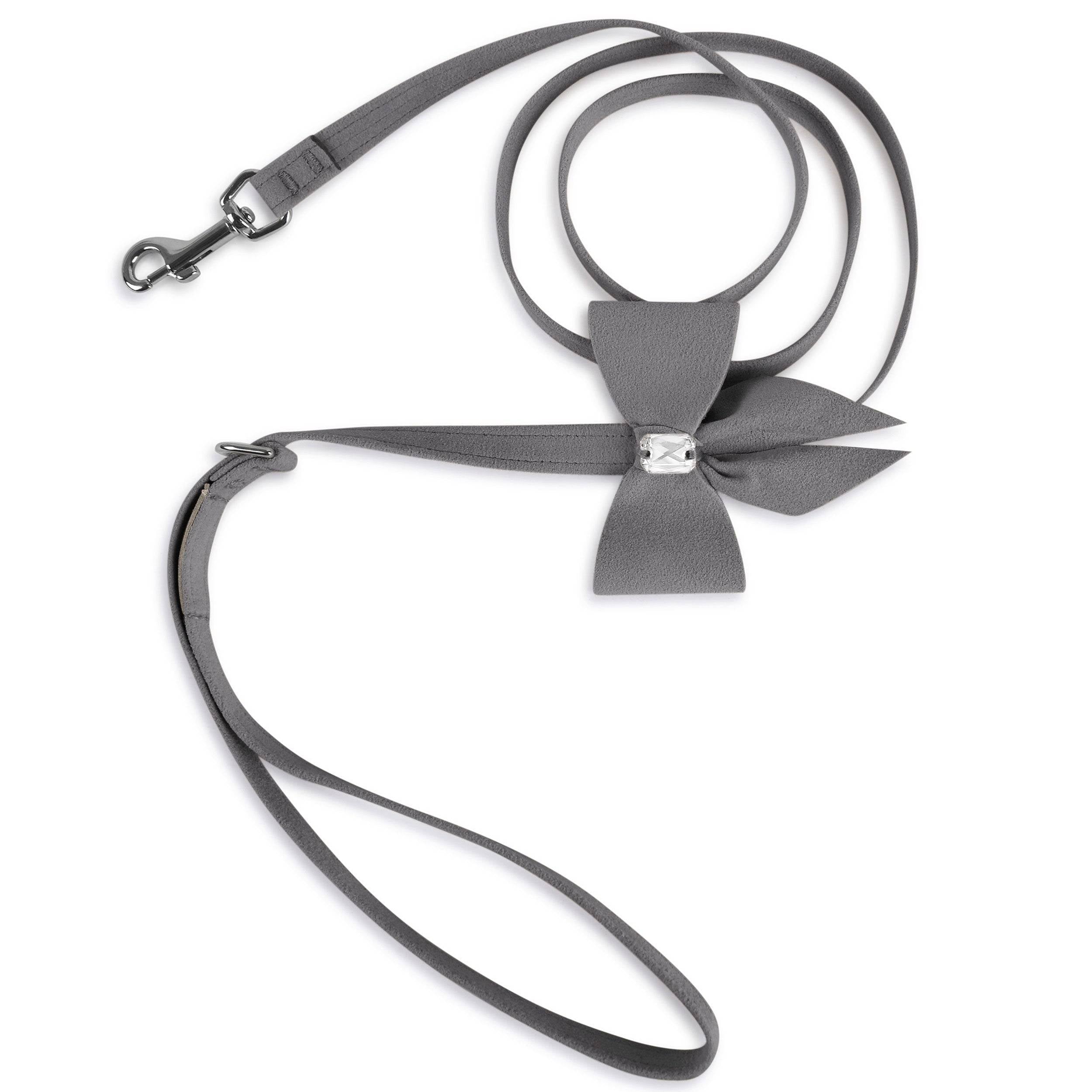 Tail Bow Leash Platinum