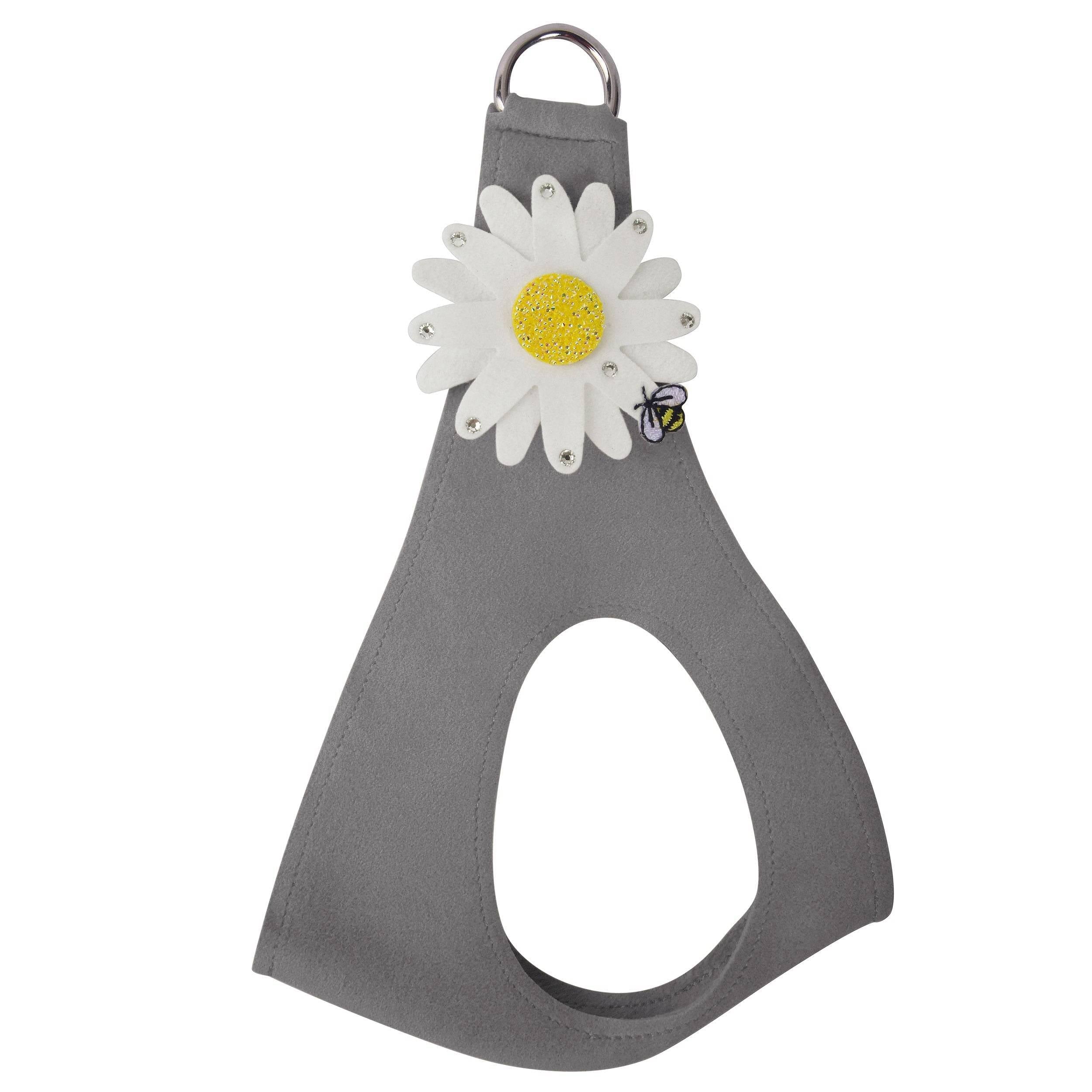 Large Daisy with AB Crystal Stellar Center Step In Harness-Classic Neutrals Platinum