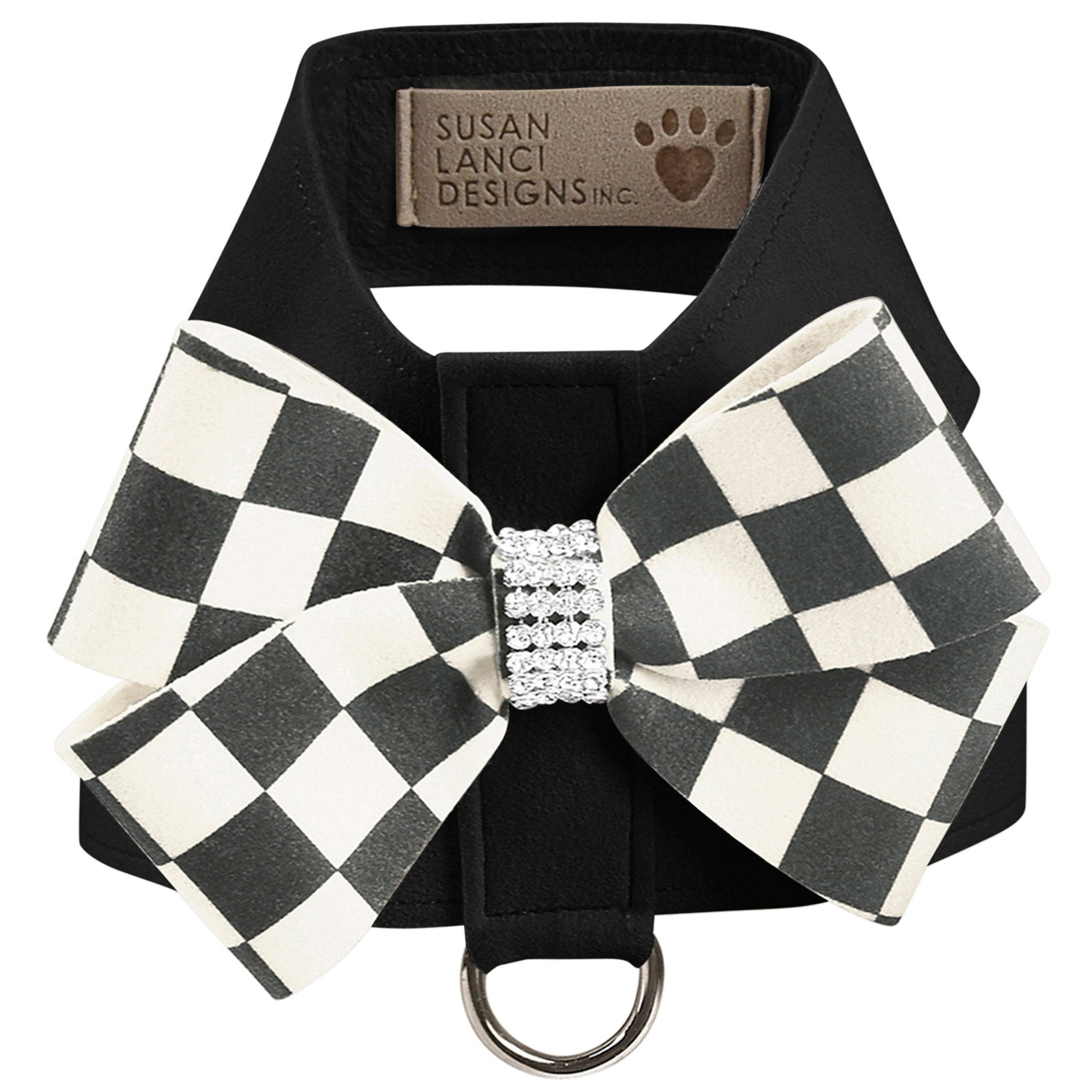 Windsor Check Nouveau Bow Tinkie Harness Platinum