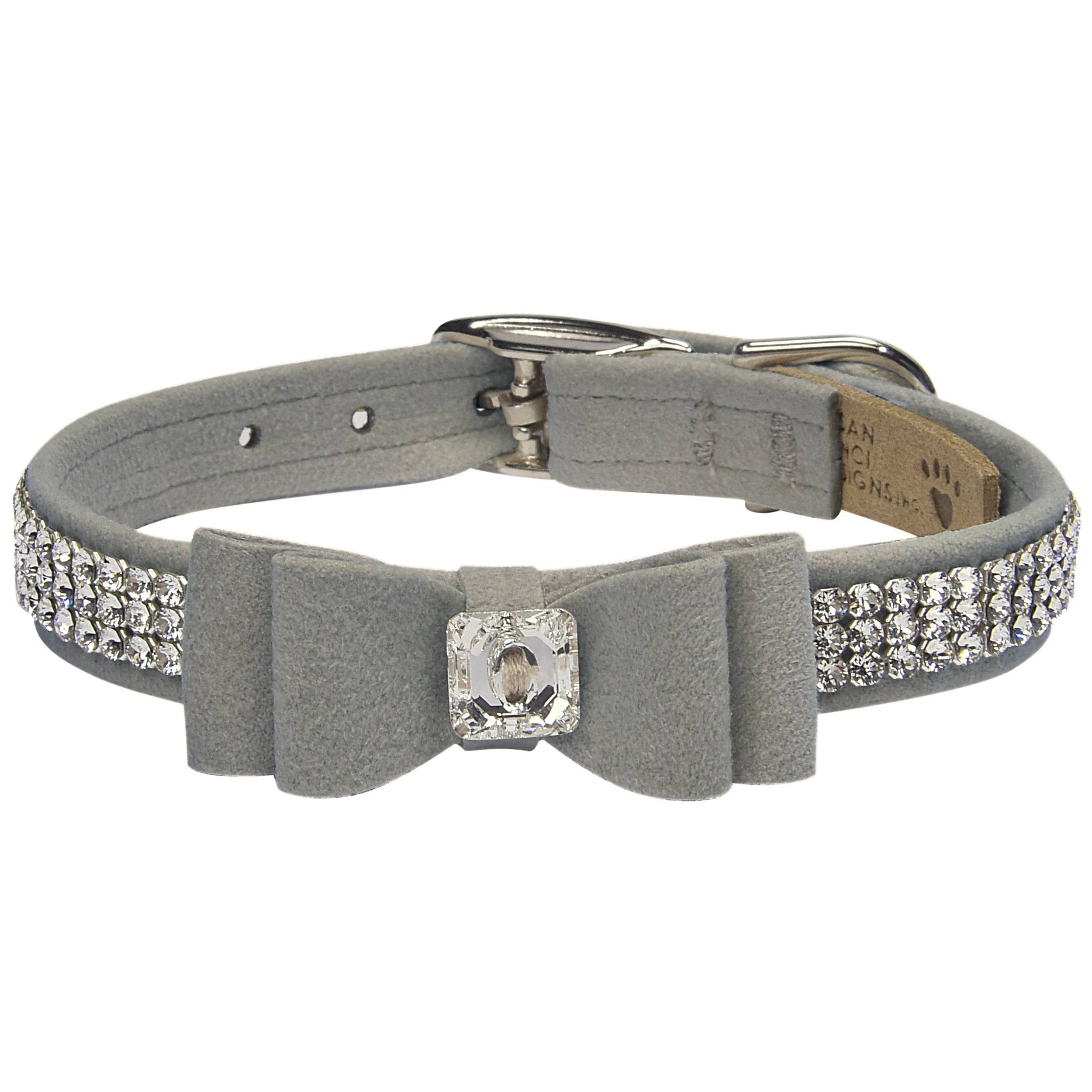 Big Bow 3 Row Giltmore Collar Platinum