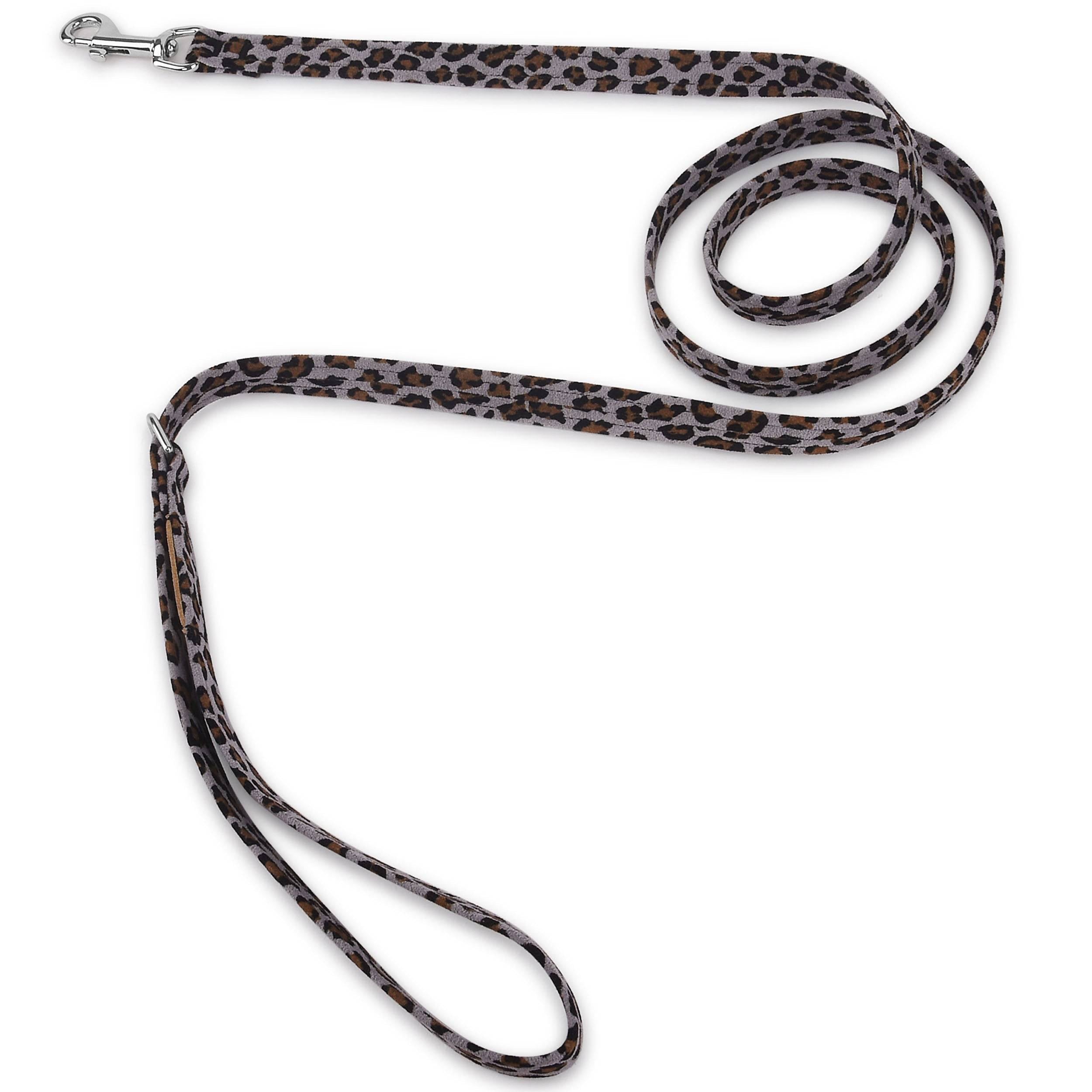 Cheetah Couture Leash Platinum Cheetah