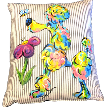 Poodle Rainbow Palz© | Custom Pet Pillows