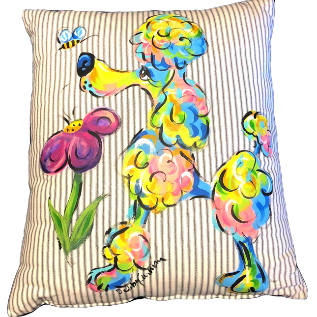 Poodle Rainbow Palz© | Custom Pet Pillows