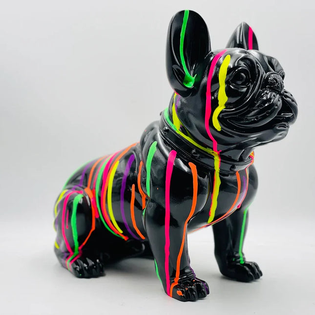 Pop Art French Bulldog Statue